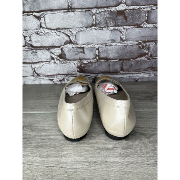 MUNRO Yellow Croc Embossed Pearl Beige Penny Loafers Shoes Women Sz 11M US/42EU - Picture 8 of 16